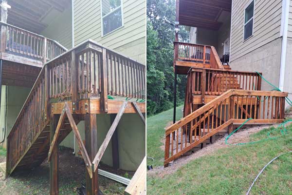 Deck Cleaning in Lawrenceville