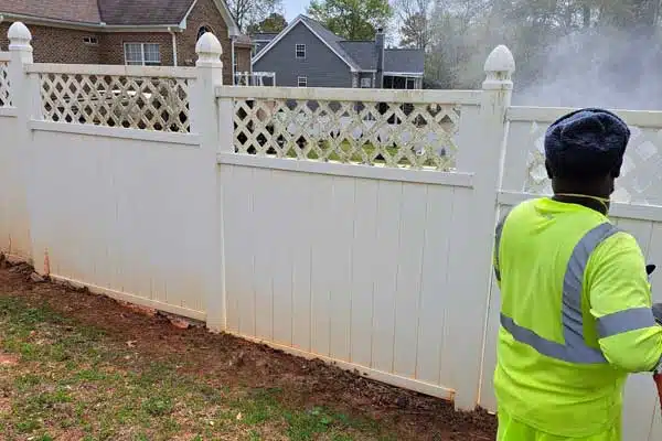 Fence Cleaning in Lawrenceville